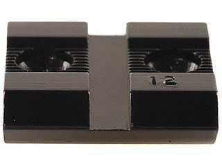 Weaver Standard Top Mount Aluminum Scope Base - Black - #12 - For Remington Ruger Savage Sears StevensWinchester H&R Marlin Mossberg