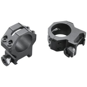 Weaver 4-Hole Skeleton Aluminum Scope Rings 1" High Matte