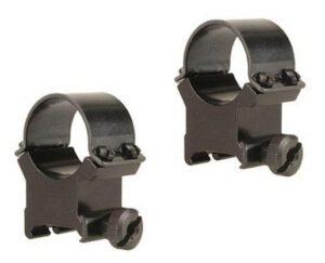Weaver Sure Grip Detachable Aluminum Scope Rings (4-Screws) 1" X-High Matte Clam