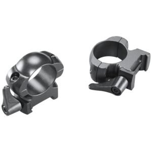 Weaver Grand Slam Leaver-Lok Top Mount Steel Scope Rings 1" X- High Matte