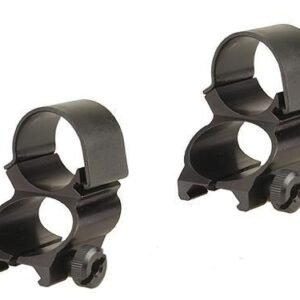 Weaver Detachable See-Thru Scope Rings - 1" Extension -Black