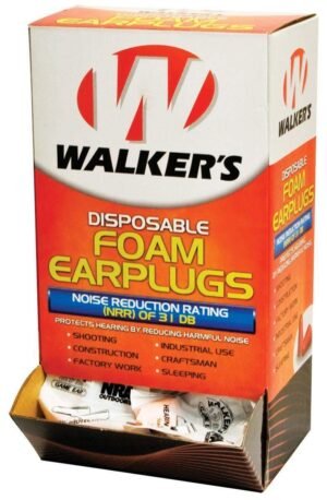 Walker's Foam Ear Plugs (200 pair/box)