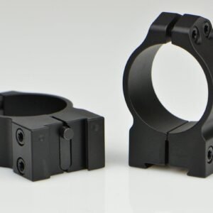 Warne 2-Piece Maxima Fixed Scope Ringmounts with Grooved Receiver - Tikka 30mm Medium Matte