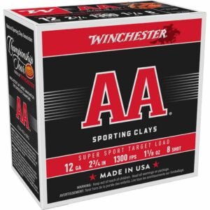 Winchester AA Super Sport 12 ga 2-3/4" 3-1/4 dr 1-1/8 oz #8 1300 fps - 25/ct