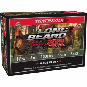 Winchester Long Beard XR Shotshells 12ga 3" 1-3/4oz #6 1200 fps 10/ct