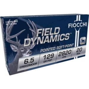 Fiocchi Shooting Dynamics Rifle Ammunition 6.5 Creedmoor 129 gr PSP 20/ct