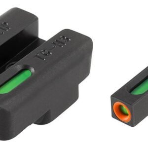 Truglo TFX Pro Tritium/Fiber-Optic Day/Night Sights Fit CZ 75 Series (Most Models) - Front Orange/Green Rear