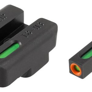 Truglo TFX Pro Tritium Fiber-Optic Xtreme Handgun Sight Set For CZ P10 - Front Orange/Green Rear