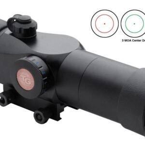 Truglo Triton 30mm Tri-Color Tactical Red Dot Sight - 1x30mm 3 MOA Center Dot - Black
