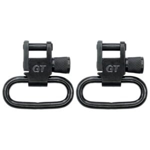Grovtec 1" Locking Swivel Set Black 2/ct