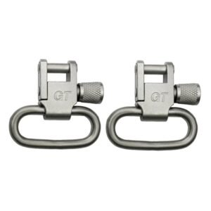 Grovtec 1" Locking Swivel Set Silver 2/ct