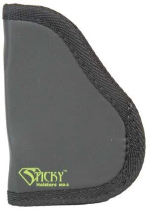 Sticky Holsters Medium Sticky Pocket Holster for Small/Medium Autos with Laser Black Ambi