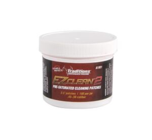Traditions EZ Clean 2 Pre-Saturated Cleaning Patches - 100/Jar 2.5" Dia.