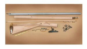 Traditions Black Powder Kentucky Rifle Build-It-Yourself Kit Select Raw Hardwood .50 Cal 33.5" White Barrel
