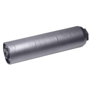 Q Trash Panda Quick Attach Suppressor 7.62mm Titanium 5/8x24  5.7" Length Bead Blast Finish Cherry Bomb Mount