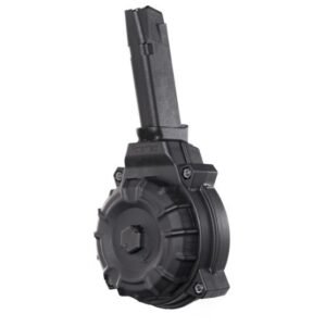 Promag Handgun Magazine for Glock 48/43X Black Polymer Drum 9mm Luger 50/rd