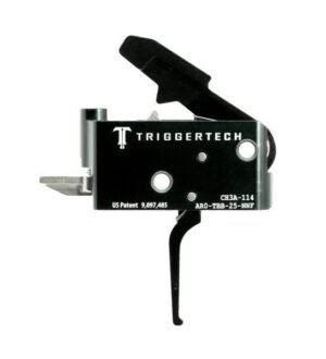 TriggerTech AR15 Black Adaptable Flat Trigger 2 Stage Adjustable