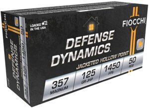 FIO 357 125GR DEFENSE JHP 50RD
