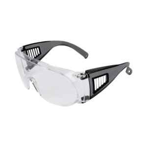 Allen ULTRX Fit Over Safety Glasses Black with Clear Lenses