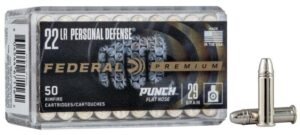 Federal Personal Defense Punch Rimfire Ammunition .22 LR PUNCH 29gr FN 1080 fps 50/ct