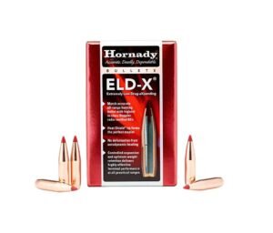 Hornady ELD-X Bullets with Heat Shield Tip 22 cal .224" 80 gr ELD-X 100/rd