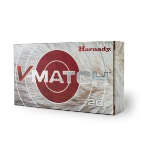 Hornady V-Match Rifle Ammunition .22 ARC 62gr ELD-VT 20/ct