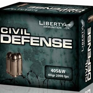 Liberty Civil Defense Handgun Ammunition .40 S&W 60 gr SCHP 2000 fps 20/ct