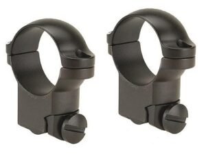 Leupold 2-Piece Solid Steel Ringmounts - Ruger M77 1" High Matte Black