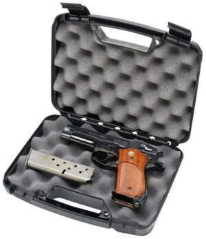 MTM Snap-Latch Single Pistol Case for Up to 6" Barrels - Black