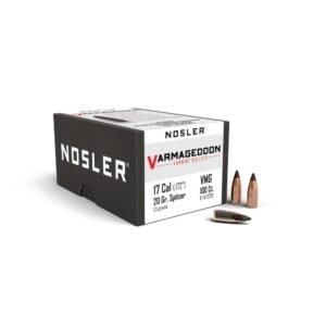 Nosler VarMageddon Rifle Bullets .17 cal .172" 20 gr FB-TIPPED 100/ct