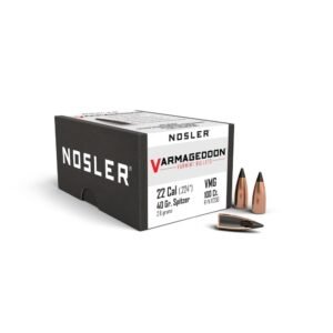Nosler VarMageddon Rifle Bullets .22 cal .224" 40 gr FB-TIPPED 100/ct