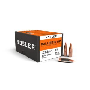 Nosler Ballistic Tip Varmint Rifle Bullets .22 cal .224" 60 gr SBT-SB 100/ct