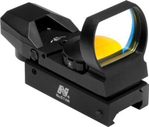 NcStar Red Four Reticle Reflex Optic Sight - Black