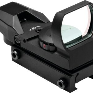 NcStar Red & Green Reflex Sight with 4 Reticles and QR Mount - Black