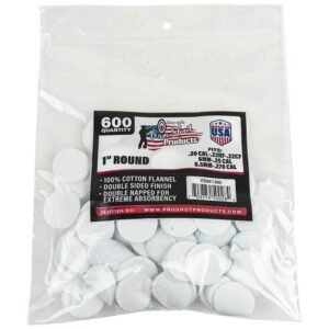 Pro-Shot 1" Round 100% Cotton Patches 600/ct