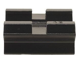 Weaver Standard Top Mount Aluminum Scope Base - Gloss Black - #42 - FRONT Mossberg Remington