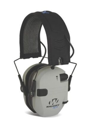 Walker's Razor X-TRM Muff with Blue Tooth- Gray 23 NRR