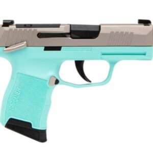 SIG SAUER P365 380ACP NKL/TURQUOISE 10+1