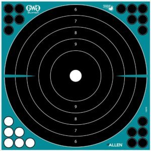 Allen Girls with Guns Splash Adhesive Bullseye 12" - 5/ct