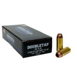 Double Tap DT Lead Free Handgun Ammunition .50 AE 275gr SC-HP 1450 fps 20/ct