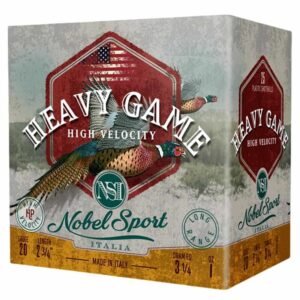 Nobel Sport Heavy Game High Velocity Shotshell  20ga 2-3/4" 1oz 1330 fps #7.5 25/ct