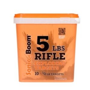Sonic Boom 1/2 lb Exploding Rifle Targets 10/ct Bucket