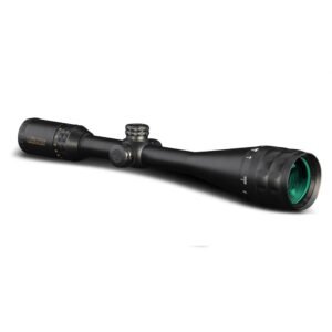 KonusPro Plus 6-24x50mm Rifle Scope Engraved Blue/Red Illum Fine Crosshair Reticle Matte Black