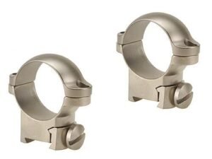 Leupold 2-Piece Solid Steel Ringmounts - Sako 1" Medium Silver