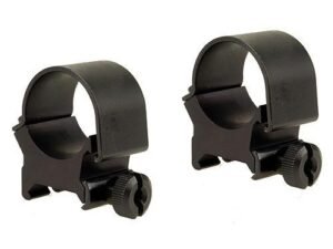 Weaver Detachable Top Mount Aluminum Scope Rings 1" High - Matte