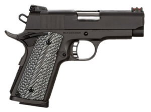 Rock Island Armory 51585 Rock Ultra 1911 CS-L .45 ACP 3.6" 7+1 Black/Black & Gray G10 Grips