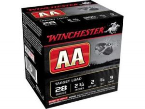 Winchester 28 Gauge Ammunition AA Target AA289 2-3/4" 3/4oz #9 Shot 250 rounds