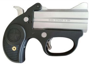 Bond Arms STINGER 9MM 3" 2 Rounds Silver/Black