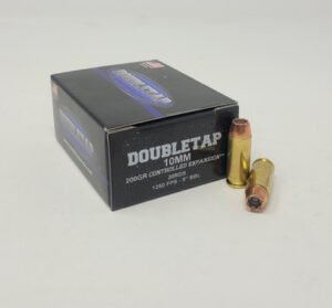 DoubleTap 10mm Auto Ammunition 10MM200CE 200 Grain Controlled Expansion Jacketed Hollow Point 20 Rounds
