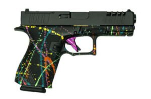 Great Lakes Firearms GL19SBLK Striker 4" 15+1 Splatter Black/Nitride Barrel